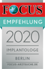 Von Focus empfohlener Implantologe 2020